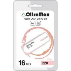 Флешка OLTRAMAX OM-16GB-220 USB 2.0 16GB (розовый)