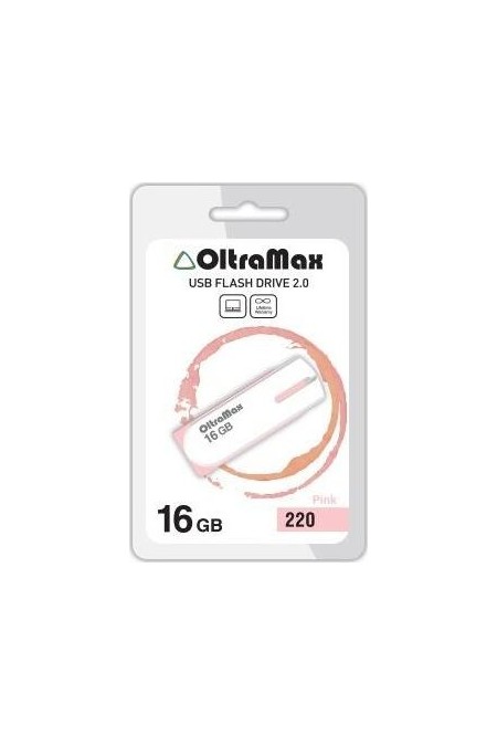 Флешка OLTRAMAX OM-16GB-220 USB 2.0 16GB (розовый) 