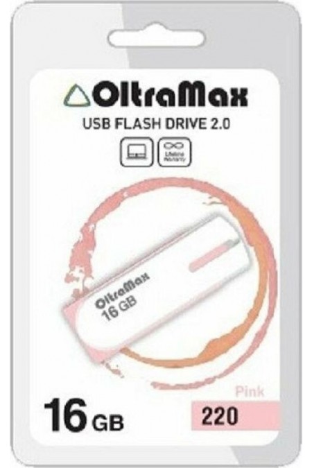 Флешка OLTRAMAX OM-16GB-220 USB 2.0 16GB (розовый) 3