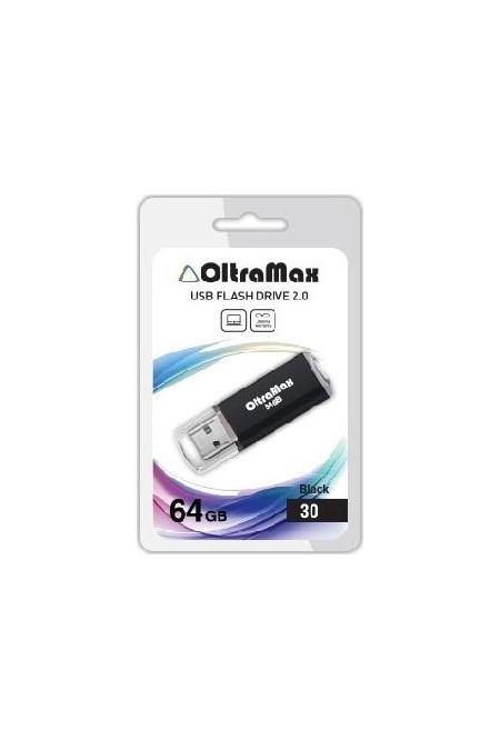 Флешка OLTRAMAX USB 2.0 64GB (OM064GB30-В) (черный) 