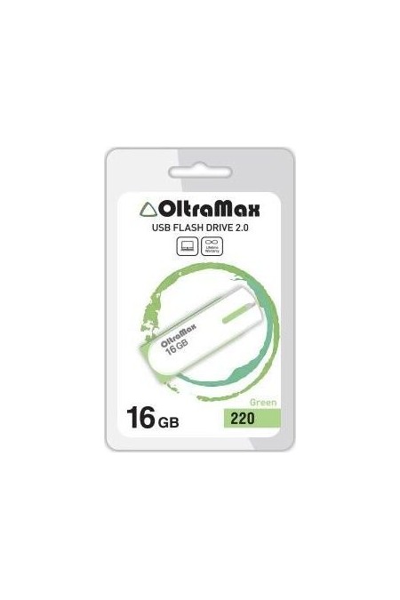 Флешка OLTRAMAX OM-16GB-220 USB 2.0 16GB (зеленый) 