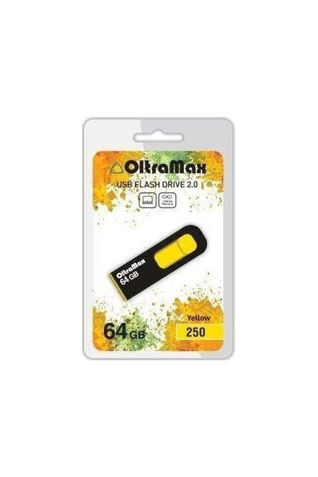 Флешка OLTRAMAX (OM-64GB-250) USB 2.0 64GB (желтый) 2