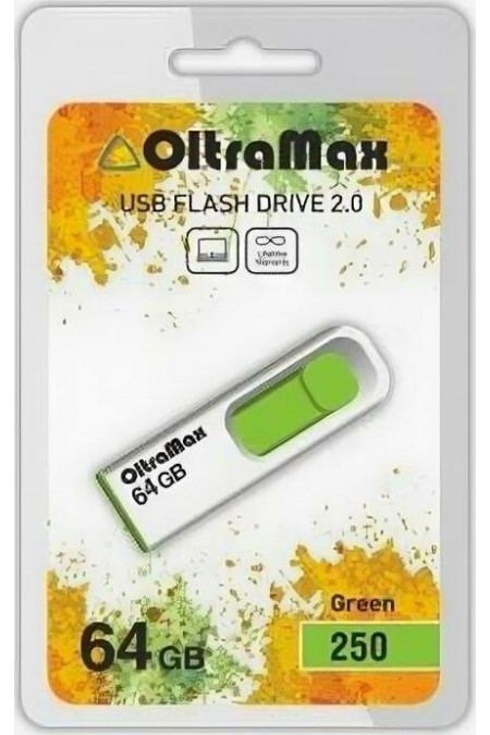 Флешка OLTRAMAX (OM-64GB-250) USB 2.0 64GB (зеленый) 7