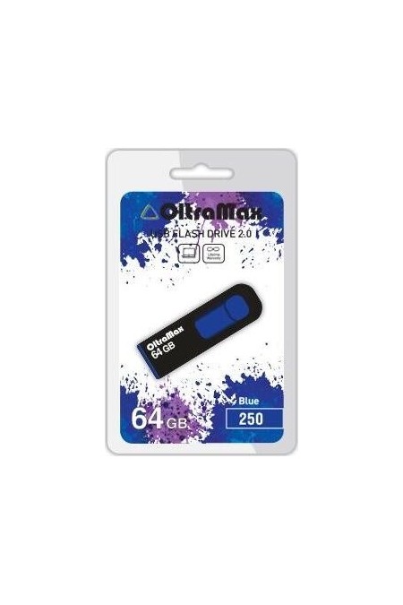Флешка OLTRAMAX (OM-64GB-250) USB 2.0 64GB (синий) 