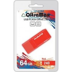 Флешка OLTRAMAX (OM-64GB-240) USB 2.0 64GB (красный)