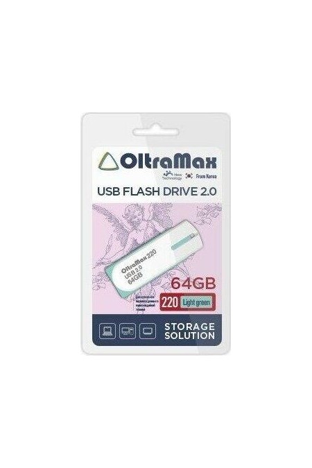 Флешка OLTRAMAX (OM-64GB-220) USB 2.0 64GB (светло-зеленый) 3