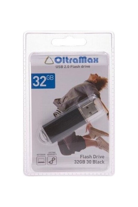 Флешка OLTRAMAX USB 2.0 32GB (OM032GB30-В) (черный) 2