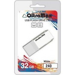 Флешка OLTRAMAX (OM-32GB-240) USB 2.0 32GB (белый)
