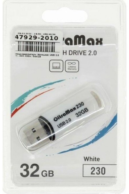 Флешка OLTRAMAX (OM-32GB-240) USB 2.0 32GB (белый) 4