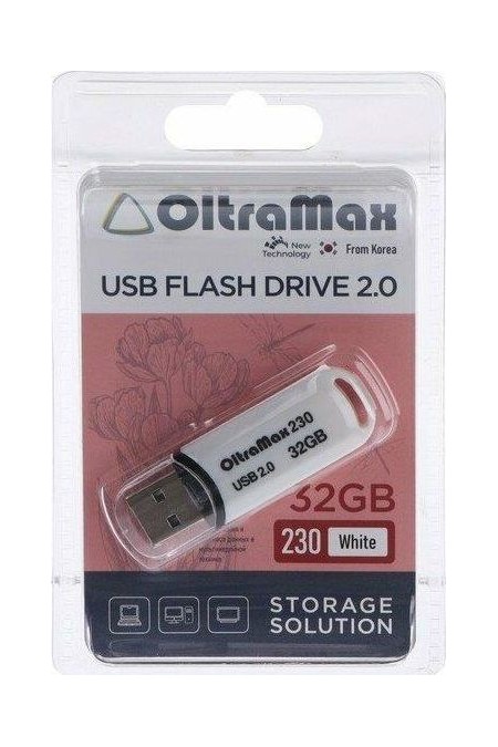 Флешка OLTRAMAX (OM-32GB-240) USB 2.0 32GB (белый) 5