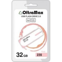 Флешка OLTRAMAX (OM-32GB-220) USB 2.0 32GB (розовый)