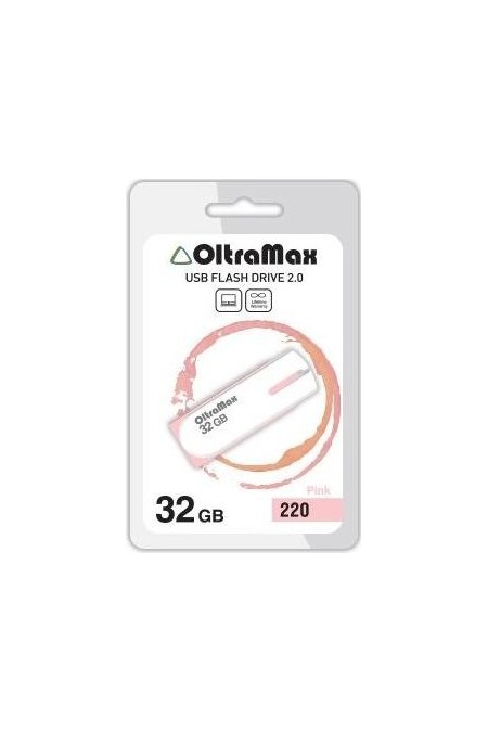 Флешка OLTRAMAX (OM-32GB-220) USB 2.0 32GB (розовый) 