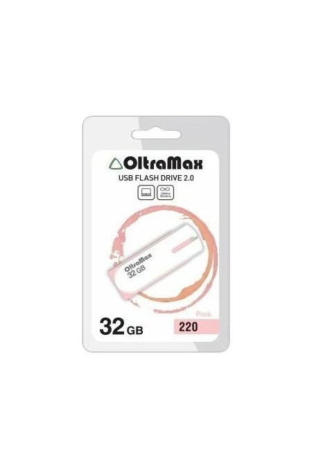 Флешка OLTRAMAX (OM-32GB-220) USB 2.0 32GB (розовый) 1