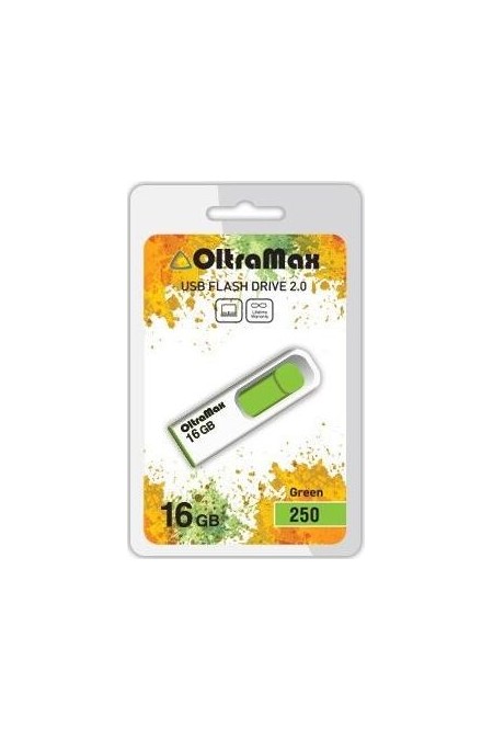 Флешка OLTRAMAX (OM-16GB-250) USB 2.0 16GB (зеленый) 