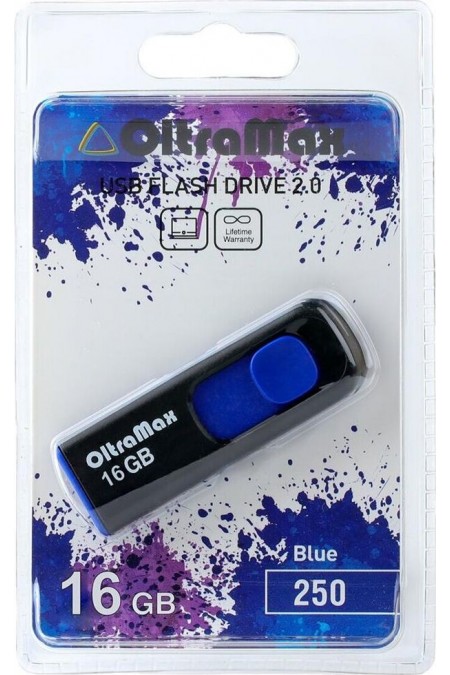 Флешка OLTRAMA USB 2.0 16GB (OM-16GB-250) (синий) 2