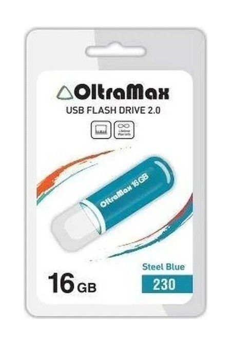 Флешка OLTRAMAX OM-16GB-230 USB 2.0 16GB (светло-синий) 1
