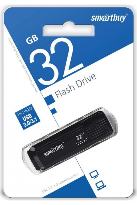 Флешка SMARTBUY (SB32GBDK-K3) USB3.0 32GB (черный) 8