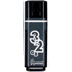 Флешка SMARTBUY (SB32GBGS-K) USB3.0 32GB (черный)