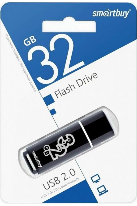 Флешка SMARTBUY (SB32GBGS-K) USB3.0 32GB (черный) 4