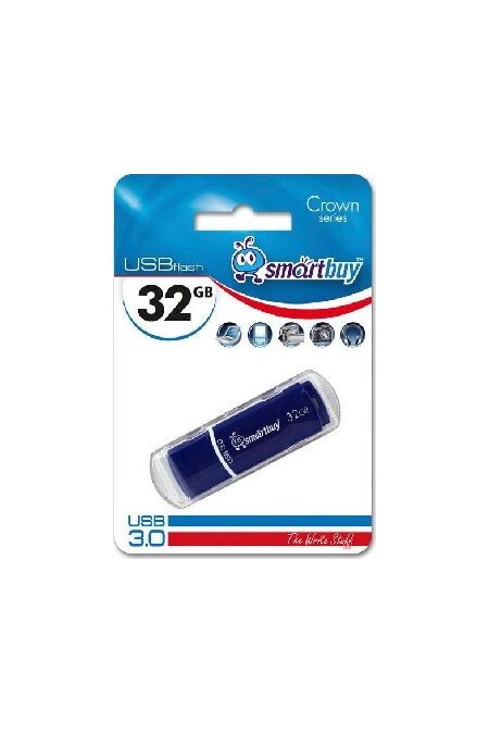 Флешка SMARTBUY (SB32GBCRW-BL) USB 3.0 32GB (синий) 