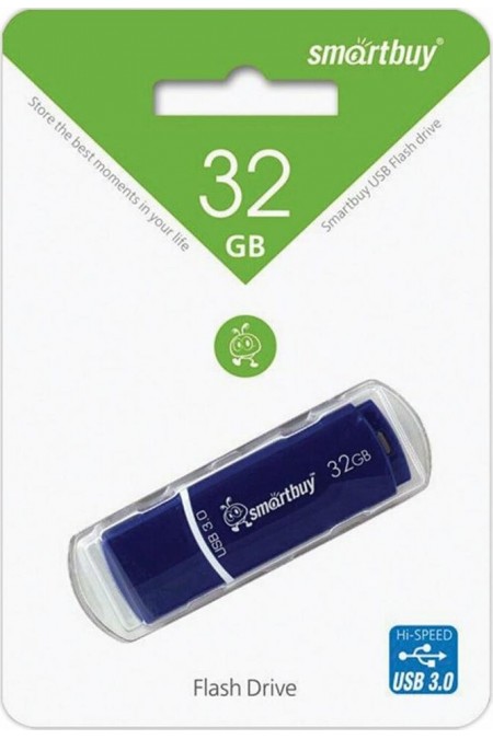 Флешка SMARTBUY (SB32GBCRW-BL) USB 3.0 32GB (синий) 15