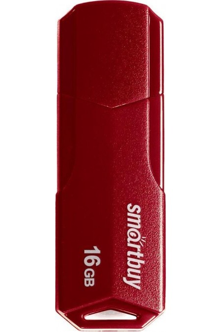 Флешка SmartBuy CLUE USB 2.0 16GB (SB16GbCLU-BG) (красный) 