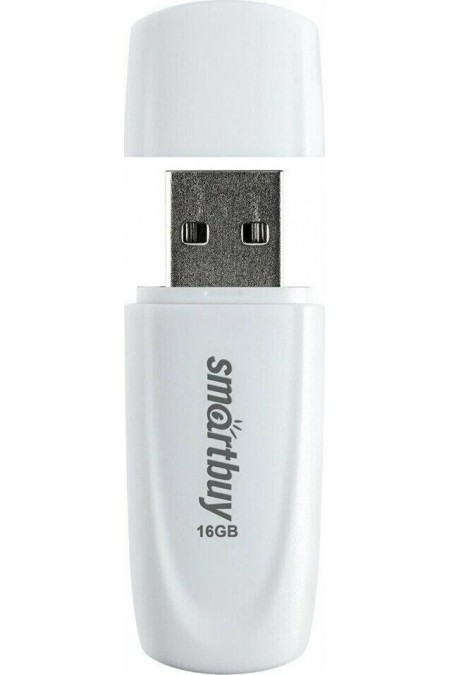 Флешка Smartbuy Scout USB 2.0 16GB (SB016GB2SCW) (белый) 12