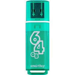 Флешка SMARTBUY Glossy series USB 2.0 64GB (SB64GBGS-G) (зеленый)