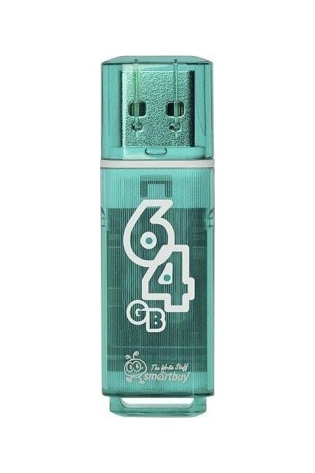 Флешка SMARTBUY Glossy series USB 2.0 64GB (SB64GBGS-G) (зеленый) 4