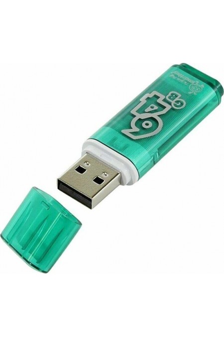 Флешка SMARTBUY Glossy series USB 2.0 64GB (SB64GBGS-G) (зеленый) 5