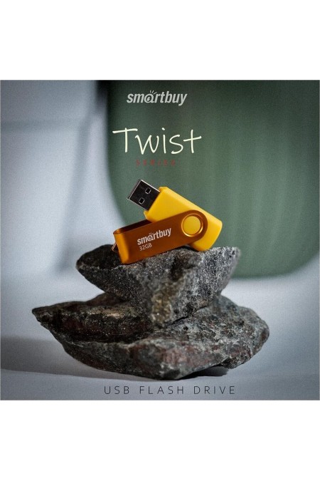 Флешка SMARTBUY Twist USB 3.0 32GB (SB032GB2TWY) (желтый) 5