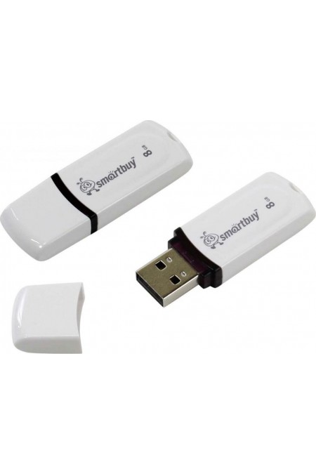Флешка SMARTBUY PAEAN USB 2.0 8GB (SB8GBPN-W) (белый) 12