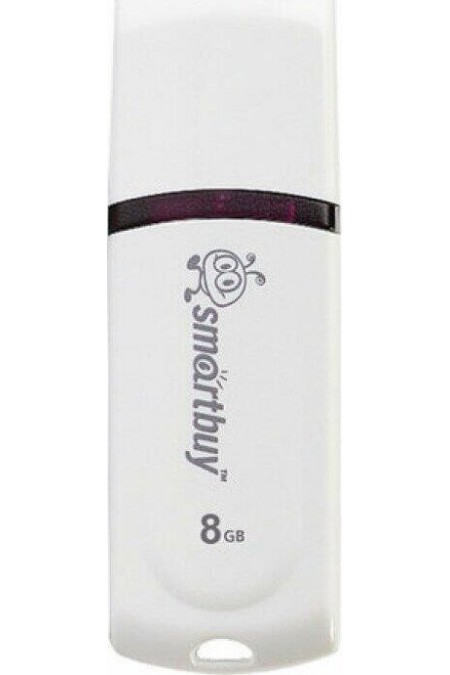 Флешка SMARTBUY PAEAN USB 2.0 8GB (SB8GBPN-W) (белый) 7