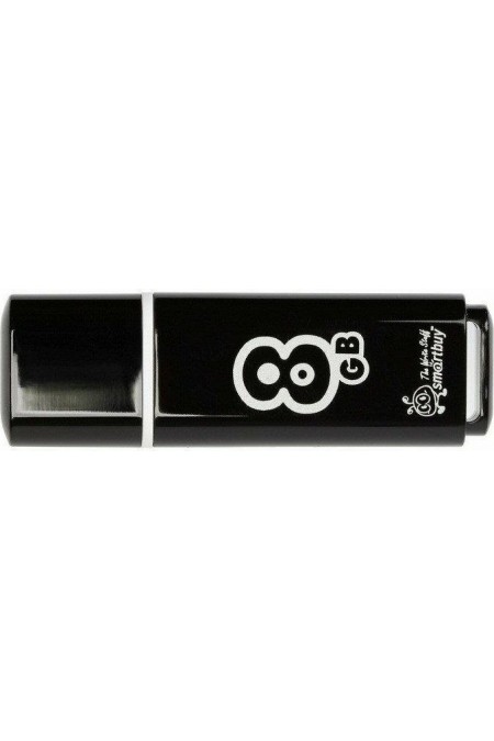 Флешка SMARTBUY GLOSSY SERIES USB 2.0 8GB (SB8GBGS-K) (черный) 6