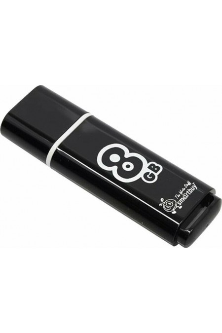 Флешка SMARTBUY GLOSSY SERIES USB 2.0 8GB (SB8GBGS-K) (черный) 8