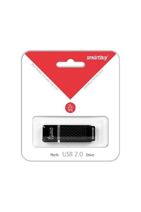 Флешка SMARTBUY QUARTZ SERIES USB 2.0 8GB (SB8GBQZ-K) (черный) 