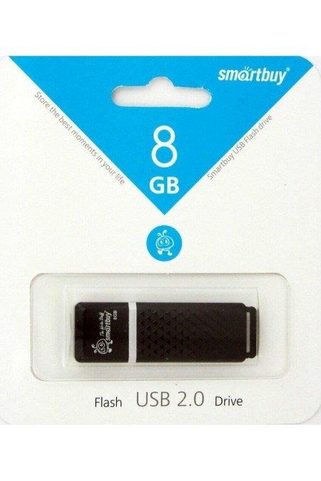 Флешка SMARTBUY QUARTZ SERIES USB 2.0 8GB (SB8GBQZ-K) (черный) 11