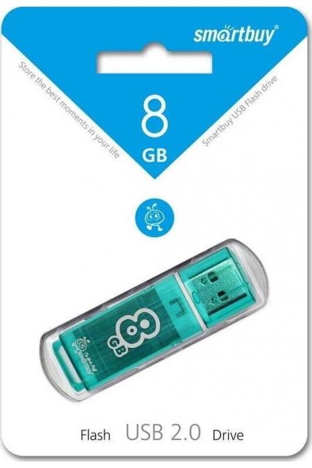 Флешка SMARTBUY GLOSSY SERIES USB 2.0 8GB (SB8GBGS-G) (зеленый) 11