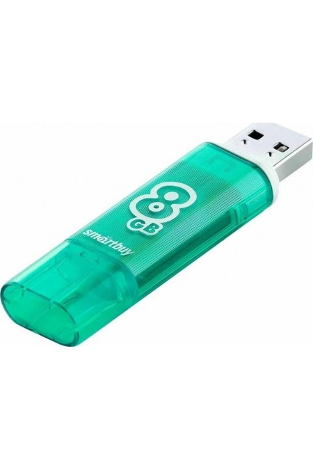 Флешка SMARTBUY GLOSSY SERIES USB 2.0 8GB (SB8GBGS-G) (зеленый) 12