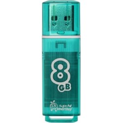 Флешка SMARTBUY GLOSSY SERIES USB 2.0 8GB (SB8GBGS-G) (зеленый)