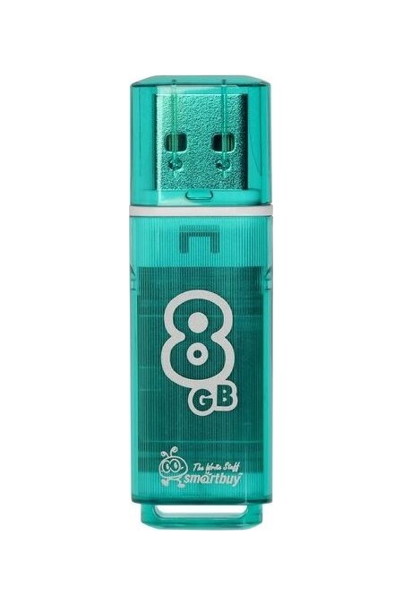 Флешка SMARTBUY GLOSSY SERIES USB 2.0 8GB (SB8GBGS-G) (зеленый) 1