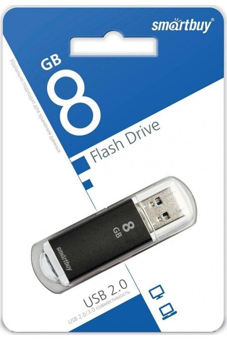 Флешка SMARTBUY 8GB USB 2.0 (SB8GBVC-K) (черный) 12