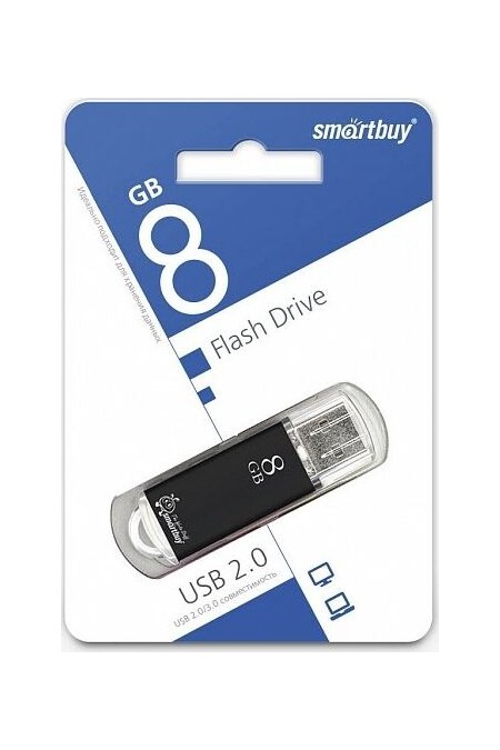 Флешка SMARTBUY 8GB USB 2.0 (SB8GBVC-K) (черный) 2