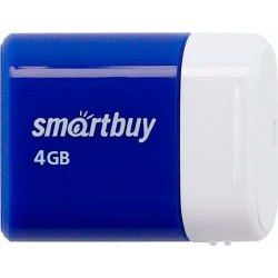 Флешка SMARTBUY LARA UFD 2.0 4GB (SB4GBLara-B) (синий)