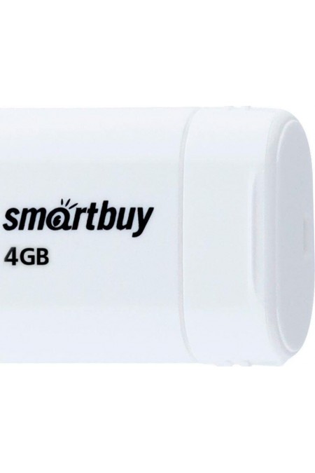 Флешка SmartBuy LARA USB 2.0 4GB (SB4GbLara-W) (белый) 