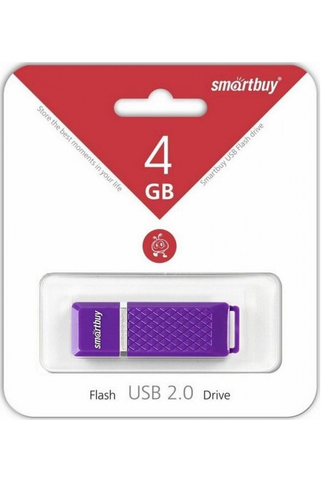 Флешка SMARTBUY QUARTZ SERIES USB 2.0 4GB (SB4GBQZ-V) (фиолетовый) 14