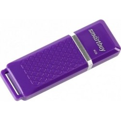 Флешка SMARTBUY QUARTZ SERIES USB 2.0 4GB (SB4GBQZ-V) (фиолетовый)