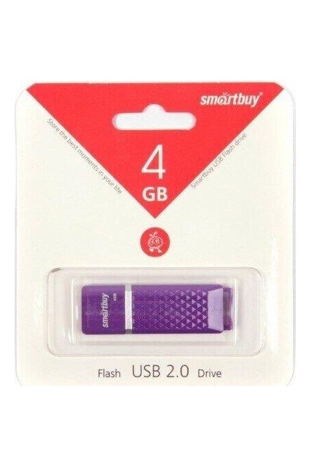 Флешка SMARTBUY QUARTZ SERIES USB 2.0 4GB (SB4GBQZ-V) (фиолетовый) 6