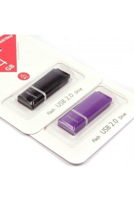 Флешка SMARTBUY QUARTZ SERIES USB 2.0 4GB (SB4GBQZ-V) (фиолетовый) 7