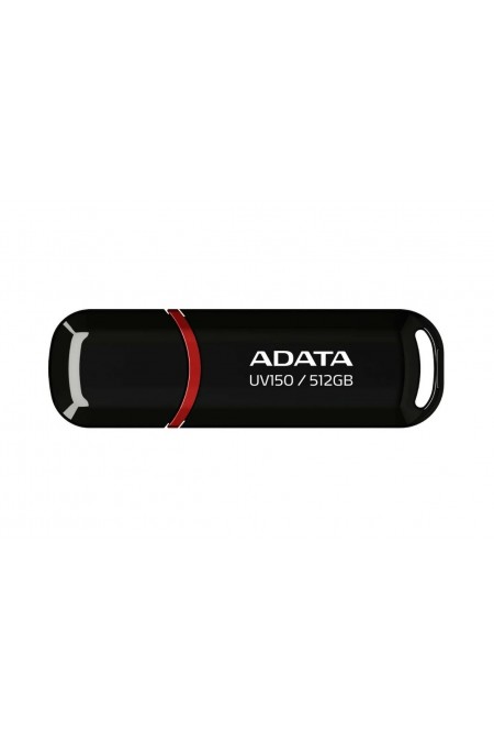 Флешка ADATA AUV150 USB3.0 512GB (AUV150-512G-RBK) (черный) 